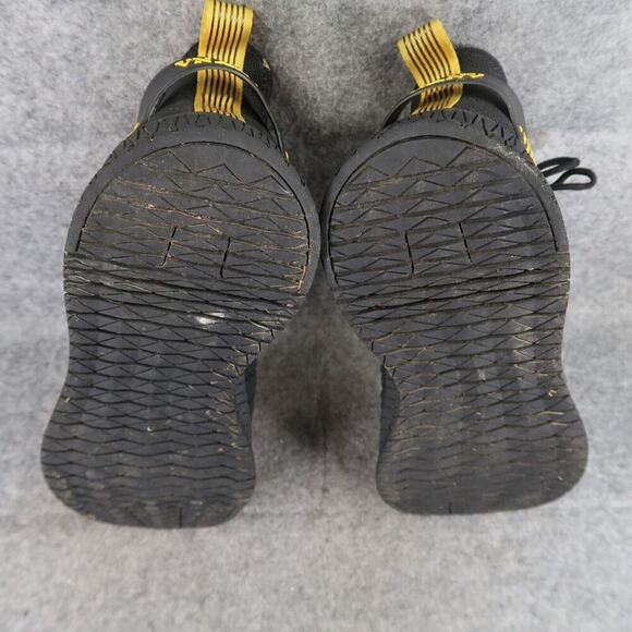 Shoes Mens 44 Athletic Trainers Running Active Knit Black Comfort Sneaker Sport - Picture 10 of 12